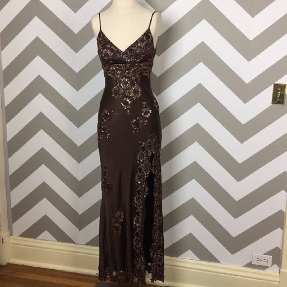 Vintage Brown Prom/Formal dress